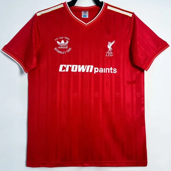 Liverpool 1986/87 Retro Home Jersey Fan Version - Front View Liverpool 1986/87 Retro Home Jersey Fan Version - Front View | KFCOOL