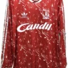 Liverpool 1989/90 Retro Home Long Sleeve Jersey Fan Version - Front View Liverpool 1989/90 Retro Home Long Sleeve Jersey Fan Version - Front View | KFCOOL