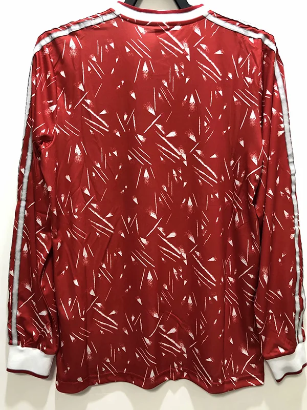 Liverpool 1989/90 Retro Home Long Sleeve Jersey Fan Version - Back View Liverpool 1989/90 Retro Home Long Sleeve Jersey Fan Version - Back View | KFCOOL