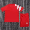Liverpool 1991/92 Retro Home Kids Kit Fan Version - Back View | KFCOOL