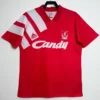 Liverpool 1991/92 Retro Home Jersey Fan Version - Front View Liverpool 1991/92 Retro Home Jersey Fan Version - Front View | KFCOOL