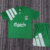 Liverpool 1992/93 Retro Away Kids Kit Fan Version - Front View - KFCool – Football Jerseys & Soccer Kits Store Liverpool 1992/93 Retro Away Kids Kit Fan Version - Front View | KFCOOL