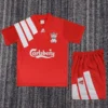 Liverpool 1992/93 Retro Home Kids Kit Fan Version - Front View | KFCOOL