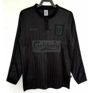Liverpool 1995/96 Retro Long Sleeve Training Shirt - Front View | KFCOOL