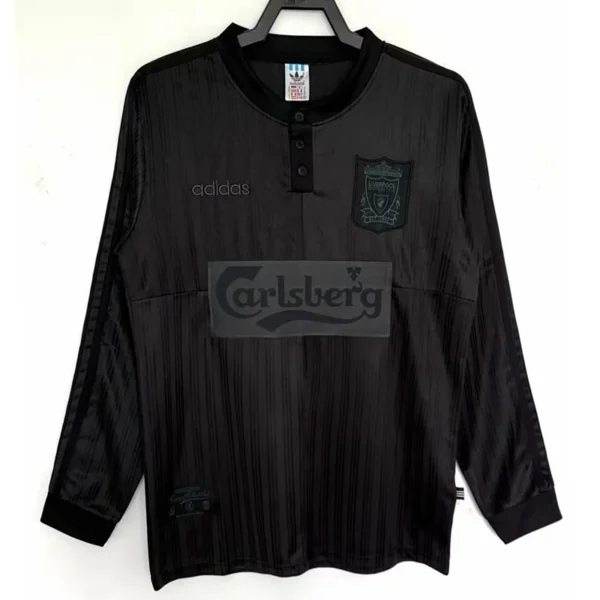 Liverpool 1995/96 Retro Long Sleeve Training Shirt - Front View | KFCOOL