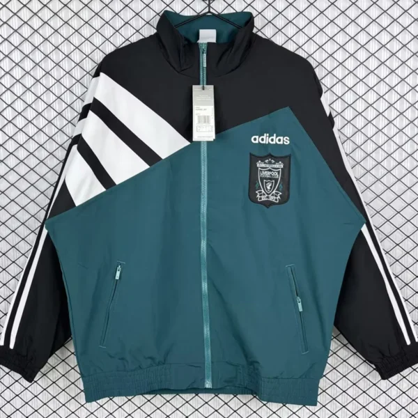 Liverpool 1995/96 Retro Windbreaker - Front View - KFCool – Football Jerseys & Soccer Kits Store Liverpool 1995/96 Retro Windbreaker - Front View | KFCOOL