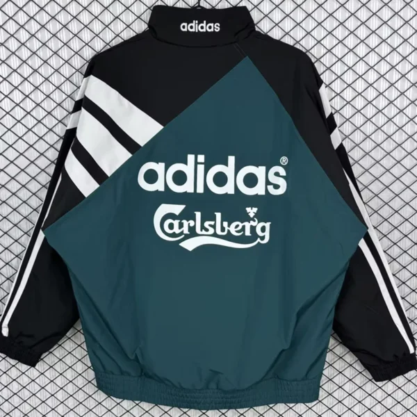 Liverpool 1995/96 Retro Windbreaker - Back View - KFCool – Football Jerseys & Soccer Kits Store Liverpool 1995/96 Retro Windbreaker - Back View | KFCOOL