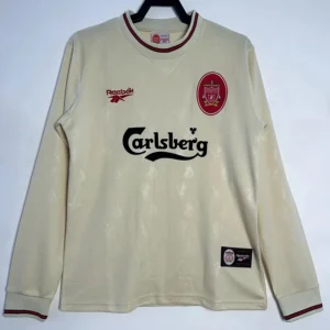 Liverpool 1996/97 Retro Away Long Sleeve Jersey Fan Version - Front View | KFCOOL