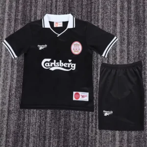 Liverpool 1996/97 Retro Third Kids Kit Fan Version - Front View Liverpool 1996/97 Retro Third Kids Kit Fan Version - Front View | KFCOOL