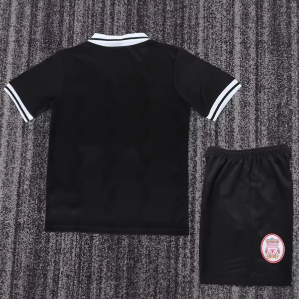 Liverpool 1996/97 Retro Third Kids Kit Fan Version - Back View - KFCool – Football Jerseys & Soccer Kits Store Liverpool 1996/97 Retro Third Kids Kit Fan Version - Back View | KFCOOL