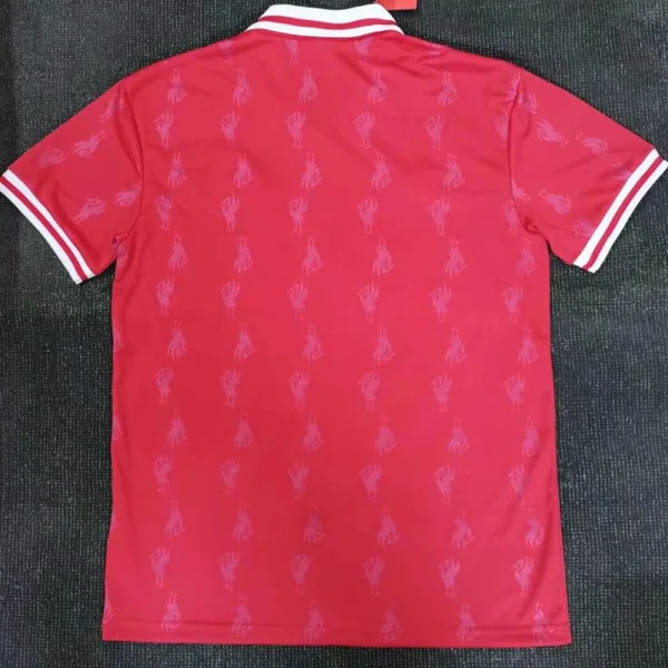 Liverpool 1998/99 Retro Home Jersey Fan Version - Back View | KFCOOL