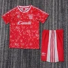 Liverpool 1989/91 Retro Home Kids Kit Fan Version - Front View | KFCOOL