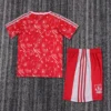 Liverpool 1989/91 Retro Home Kids Kit Fan Version - Back View | KFCOOL
