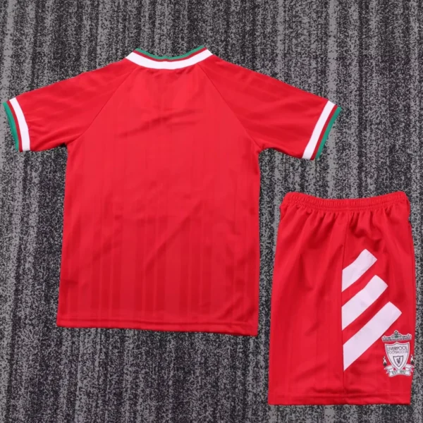 Liverpool 1993/95 Retro Home Kids Kit Fan Version - Back View - KFCool – Football Jerseys & Soccer Kits Store Liverpool 1993/95 Retro Home Kids Kit Fan Version - Back View | KFCOOL