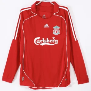 Liverpool 2006/08 Retro Home Long Sleeve Jersey Fan Version - Front View Liverpool 2006/08 Retro Home Long Sleeve Jersey Fan Version - Front View | KFCOOL