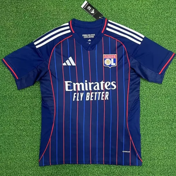 Lyon 2025/26 Away Jersey Fan Version - Front View | KFCOOL