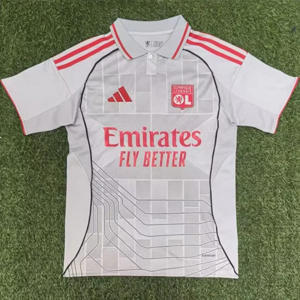 Lyon 2025/26 Third Jersey Fan Version - Front View Lyon 2025/26 Third Jersey Fan Version - Front View | KFCOOL