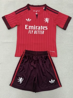 Lyon 2026/27 Away Kids Kit Fan Version - Front View | KFCOOL