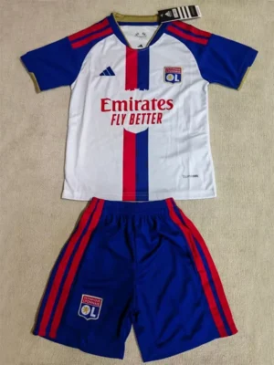 Lyon 2026/27 Home Kids Kit Fan Version - Front View | KFCOOL
