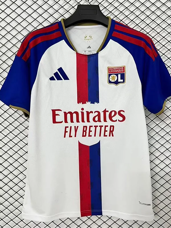 Lyon 2026/27 Home Jersey Fan Version - Front View | KFCOOL