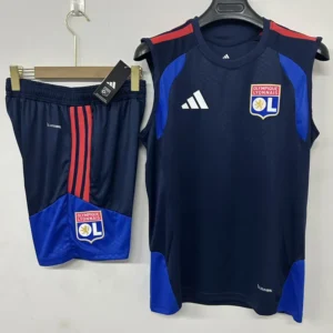 Lyon 2026/27 Sleeveless Shorts - Front View Lyon 2026/27 Sleeveless Shorts - Front View | KFCOOL