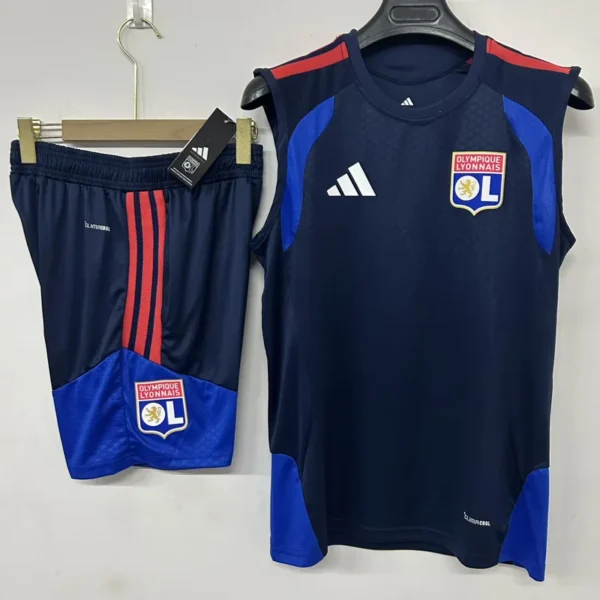 Lyon 2026/27 Sleeveless Shorts - Front View | KFCOOL