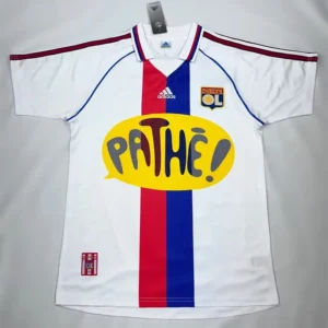 Lyon 1999/00 Retro Home Jersey Fan Version - Front View | KFCOOL