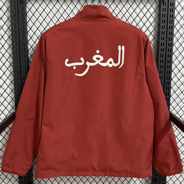 Morocco 2025/26 Double Sided Windbreaker - Detail View 5 - KFCool – Football Jerseys & Soccer Kits Store Morocco 2025/26 Double Sided Windbreaker - Detail View 5 | KFCOOL