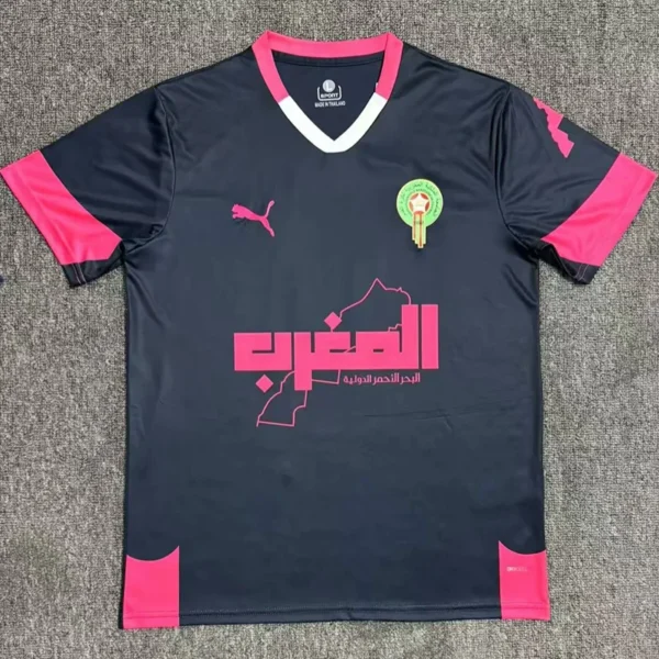 Morocco 2025/26 Special Edition Training Shirt Fan Version - Front View Morocco 2025/26 Special Edition Training Shirt Fan Version - Front View | KFCOOL