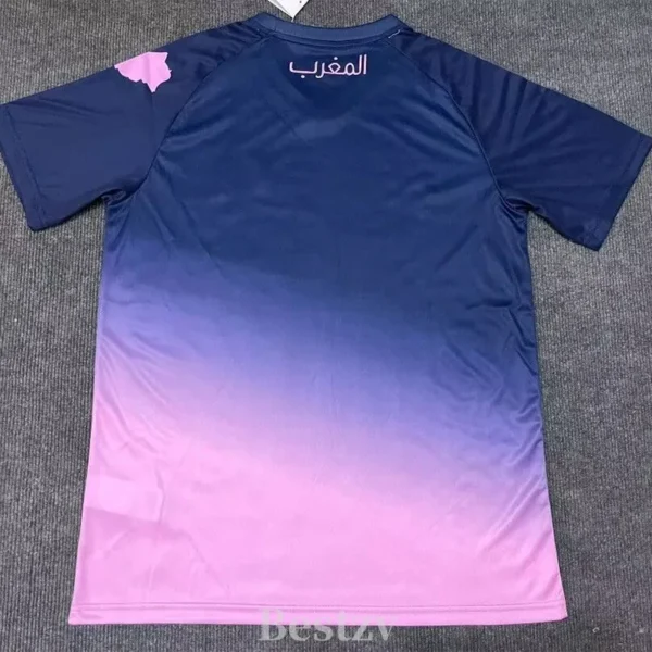 Morocco 2025/26 Royal Blue Blue Special Edition Training Shirt - Back View | KFCOOL