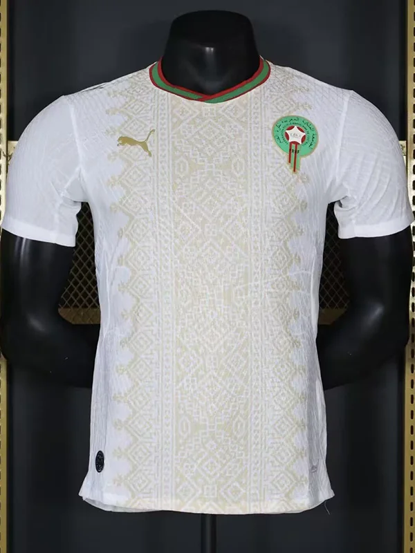 Morocco 2026/27 Away Jersey Player Version - Back View Morocco 2026/27 Away Jersey Player Version - Back View | KFCOOL