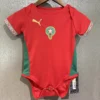Morocco 2026/27 Home Baby Bodysuit - Front View Morocco 2026/27 Home Baby Bodysuit - Front View | KFCOOL