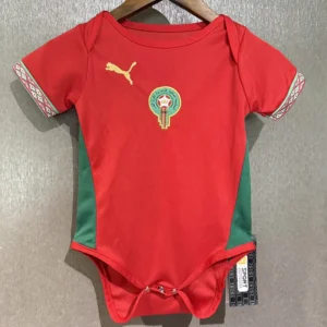 Morocco 2026/27 Home Baby Bodysuit - Front View | KFCOOL