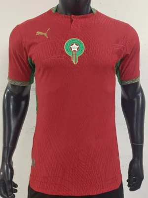 Morocco 2026/27 Home Jersey Player Version - Front View Morocco 2026/27 Home Jersey Player Version - Front View | KFCOOL