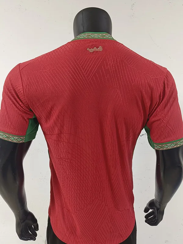 Morocco 2026/27 Home Jersey Player Version - Back View | KFCOOL