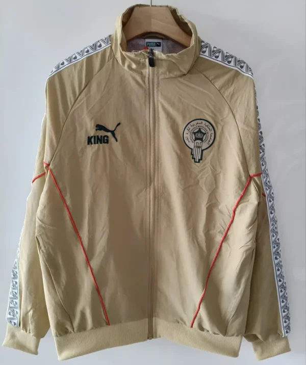 Morocco 2026/27 Windbreaker - Front View - KFCool – Football Jerseys & Soccer Kits Store Morocco 2026/27 Windbreaker - Front View | KFCOOL