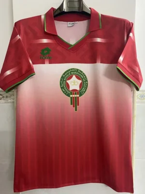 Morocco 1994/95 Retro Home Jersey Fan Version - Front View | KFCOOL