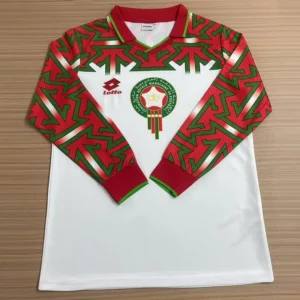 Morocco 1994/95 Retro Third Long Sleeve Jersey Fan Version - Front View | KFCOOL
