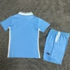 Manchester City 2011/12 Retro Home Kids Kit Fan Version - Back View Manchester City 2011/12 Retro Home Kids Kit Fan Version - Back View | KFCOOL