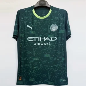 Manchester City 2025/26 Fourth Jersey Fan Version - Front View | KFCOOL
