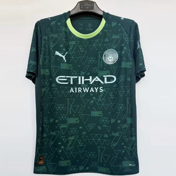Manchester City 2025/26 Fourth Jersey Fan Version - Front View | KFCOOL