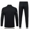 Manchester City 2025/26 Black Half Pull Tracksuit - Back View | KFCOOL