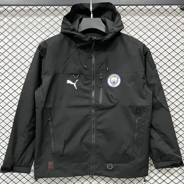Manchester City 2025/26 Outdoor Jacket - Front View | KFCOOL