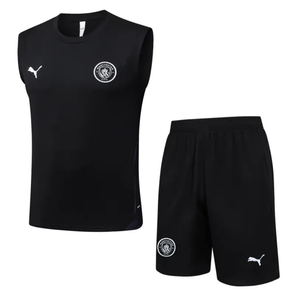 Manchester City 2025/26 Sleeveless Shorts - Front View | KFCOOL