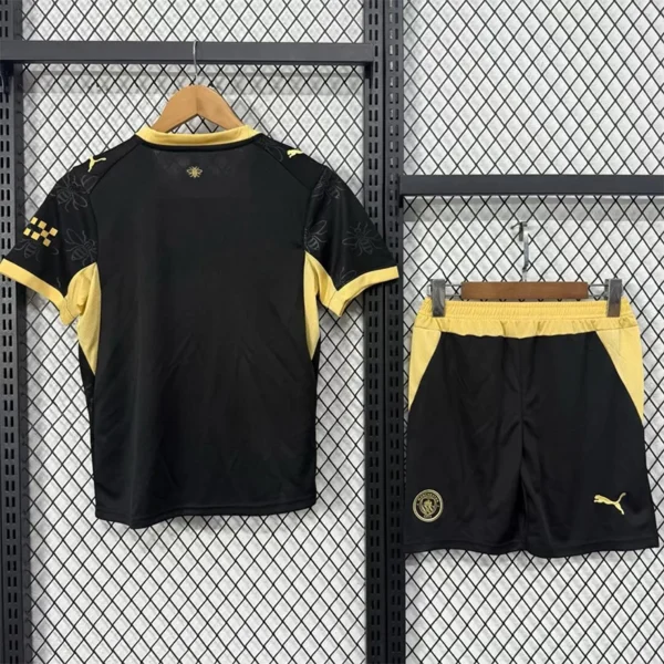 Manchester City 2026/27 Away Kids Kit Fan Version - Back View | KFCOOL