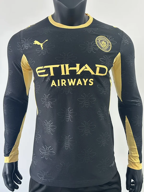 Manchester City 2026/27 Away Long Sleeve Jersey Player Version - Front View Manchester City 2026/27 Away Long Sleeve Jersey Player Version - Front View | KFCOOL