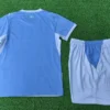 Manchester City 2026/27 Home Kids Kit Player Version - Back View Manchester City 2026/27 Home Kids Kit Player Version - Back View | KFCOOL