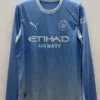 Manchester City 2026/27 Home Long Sleeve Jersey Fan Version - Front View Manchester City 2026/27 Home Long Sleeve Jersey Fan Version - Front View | KFCOOL