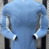 Manchester City 2026/27 Home Long Sleeve Jersey Player Version - Detail View 3 Manchester City 2026/27 Home Long Sleeve Jersey Player Version - Detail View 3 | KFCOOL