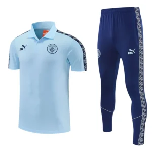 Manchester City 2026/27 Short Sleeve Pants Suit - Front View | KFCOOL